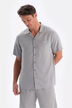 Пижамный топ с карманом Dagi, серый