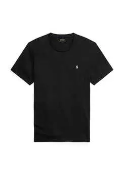 Пижамный топ с короткими рукавами Polo Ralph Lauren, черный