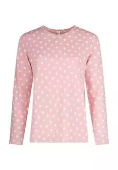 Пижамный топ с круглым вырезом Short Stories, серебряный