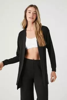 Пижамный топ с открытой передней частью Forever 21, черный