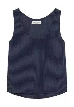 Пижамный топ с овальным вырезом для женщин Marc O'Polo, цвет Dark Navy