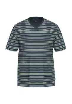 Пижамный топ с v-образным вырезом хлопок Ammann, синий