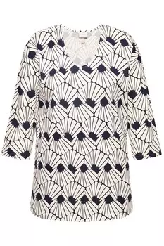 Пижамный топ Ulla Popken Pajama Shirt, бежевый