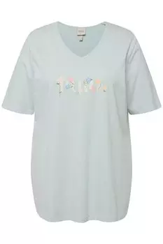 Пижамный топ Ulla Popken Pajama Shirt, светло-синий