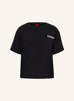 Пижамный топ unite_tshirt свободного кроя Hugo, черный