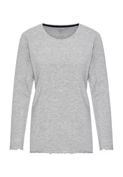 Пижамный топ Yolo в пестрый дизайн для женщин DESIReE, цвет Grey Melange