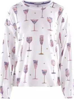 Пижамный верх, это винная жизнь Pj Salvage, белый