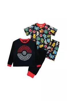 Пижамы, 2 шт. Pokemon, черный