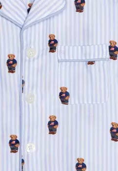 Пижамы BEARS COAT SHORT Ralph Lauren, синий