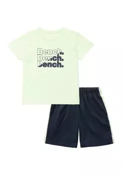 Пижамы Bench LM LBG, темно-синий/лимонно-желтый