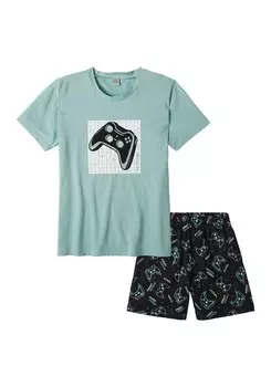 Пижамы Bench, мятный/черный