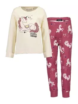 Пижамы Blue Seven, темно-розовый/белый