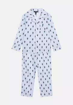 Пижамы COAT PANT SLEEP Ralph Lauren, светло-голубой