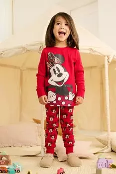 Пижамы Disney с Минни Маус (от 9 месяцев до 10 лет) Next, красный