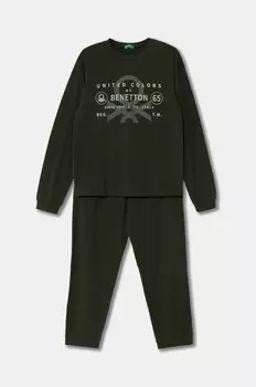 Пижамы для мальчиков United Colors of Benetton, зеленый