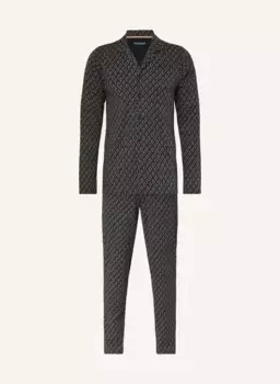 Пижамы fine interlock Schiesser, синий