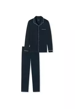 Пижамы Fine Interlock SCHIESSER, темно-синий