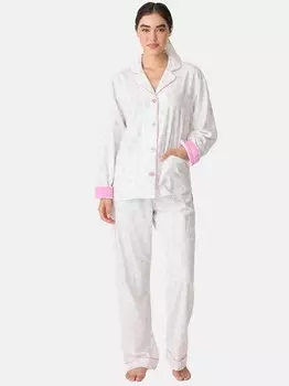 Пижамы фланелевые Pj Salvage, белый