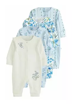 Пижамы Footless 4 Pack Next, синий