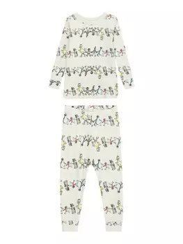 Пижамы Gap FRIENDS, слоновая кость