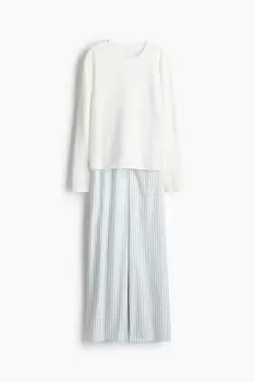 Пижамы H&M, белый