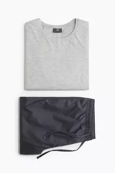 Пижамы H&M, серый