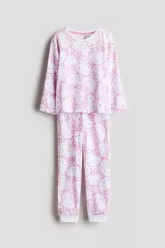 Пижамы из джерси H&M, белый