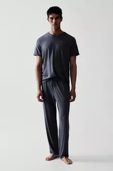 Пижамы из джерси H&M, серый