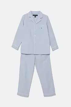 Пижамы из хлопка для детей Polo Ralph Lauren, синий