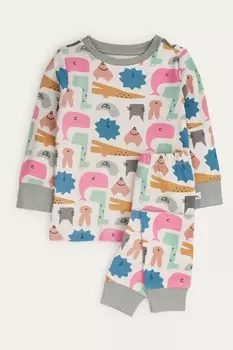 Пижамы из органического хлопка Kidly, серый