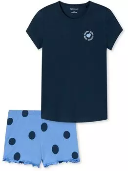 Пижамы из органического хлопка Schiesser, синий