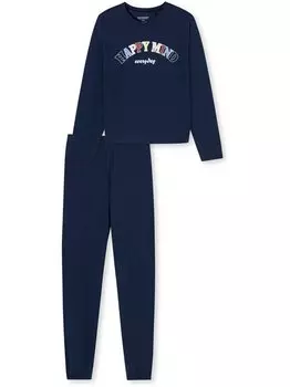 Пижамы из органического хлопка Schiesser, синий