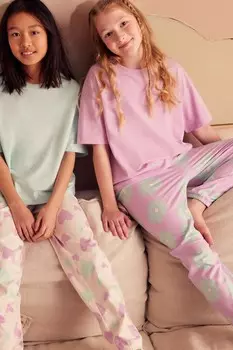 Пижамы Jogger, 2 шт в упаковке (3 16 лет) Next, фиолетовый