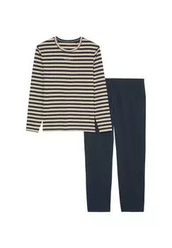 Пижамы Mix & Match Хлопок Marc O'Polo, бежево-бело-голубой