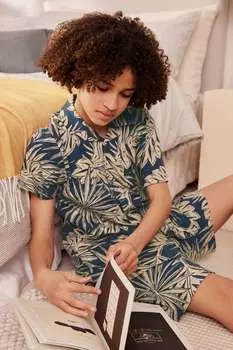 Пижамы на пуговицах 1 упаковка (3-16 лет) Next, синий