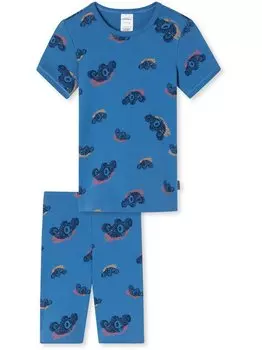 Пижамы natural love из органического хлопка Schiesser, синий