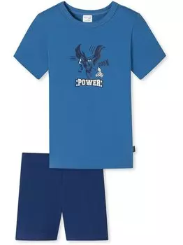 Пижамы natural love из органического хлопка Schiesser, синий