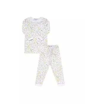 Пижамы Nellapima для девочек с ягодами и полевыми цветами – для малышей и малышей, розовый