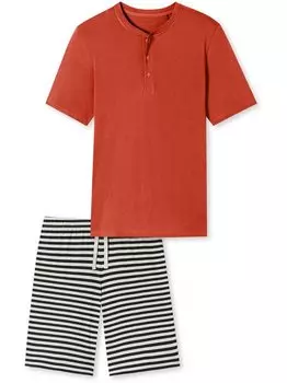 Пижамы повседневное ночное белье Schiesser, оранжевый