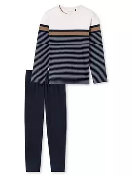 Пижамы повседневное ночное белье Schiesser, синий