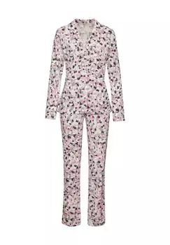 Пижамы с принтом Vivance Dreams All Over для женщин LASCANA, цвет Paint Spots