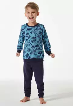 Пижамы Schiesser (2 шт.), с удобными манжетами, голубой