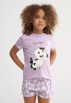 Пижамы SET CON MUCCA Terranova, сирень