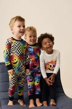 Пижамы Snuggle из 100% хлопка, 3 шт в упаковке Next, мультиколор