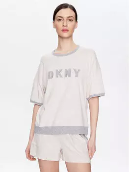 Пижамы стандартного кроя Dkny, экрю