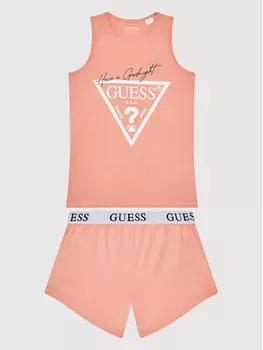 Пижамы стандартного кроя Guess, розовый