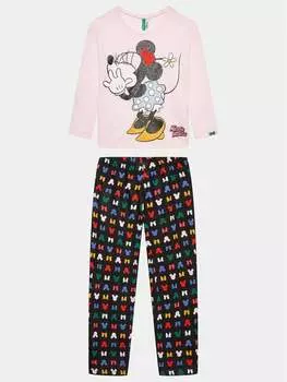 Пижамы стандартного кроя United Colors Of Benetton, розовый