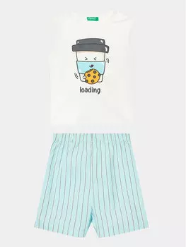 Пижамы стандартного кроя United Colors Of Benetton, мультиколор