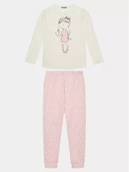Пижамы стандартного кроя United Colors Of Benetton, экрю