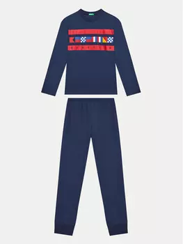 Пижамы стандартного кроя United Colors Of Benetton, синий